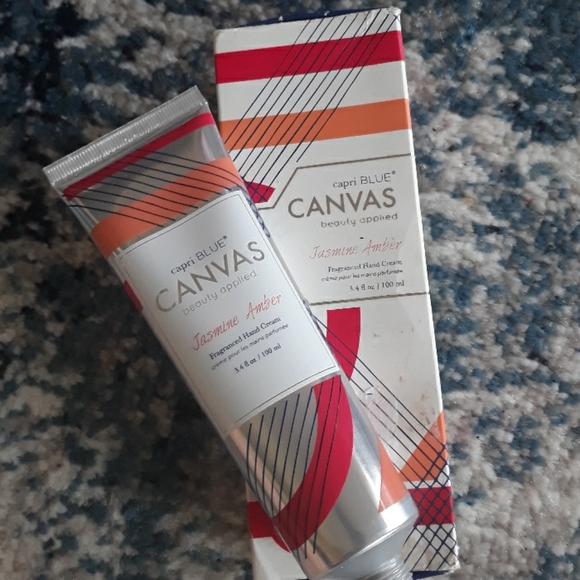 Antropologie Capri Blue canvas hand cream - Picture 1 of 3